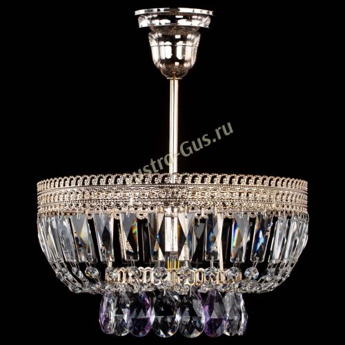 Люстра Астра Флоренция №1 мини фиолетовая в Пензе Гусь Хрустальный