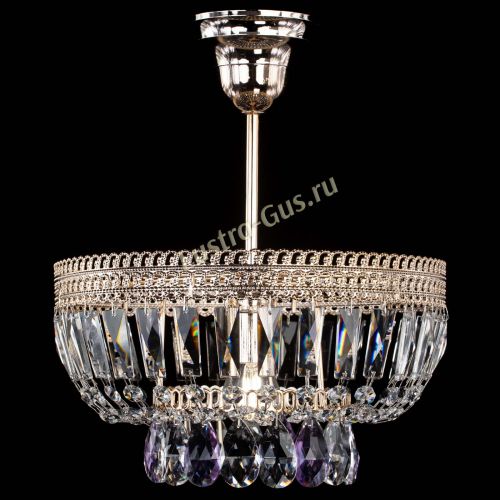 Люстра Астра Флоренция №1 мини фиолетовая в Пензе Гусь Хрустальный
