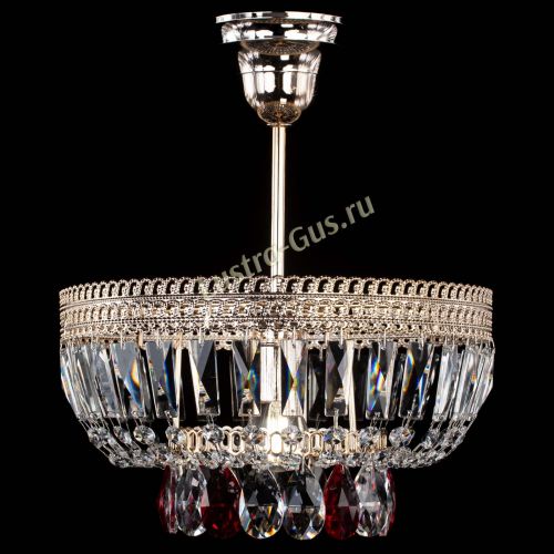 Люстра Астра Флоренция №1 мини красная в Пензе Гусь Хрустальный