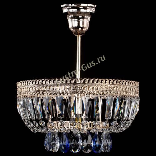 Люстра Астра Флоренция №1 мини синяя в Пензе Гусь Хрустальный