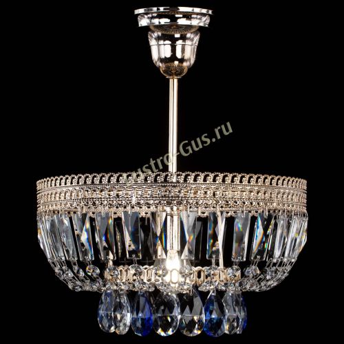 Люстра Астра Флоренция №1 мини синяя в Пензе Гусь Хрустальный