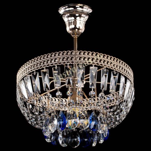 Люстра Астра Флоренция №1 мини синяя в Пензе Гусь Хрустальный