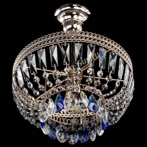 Люстра Астра Флоренция №1 мини синяя в Пензе Гусь Хрустальный