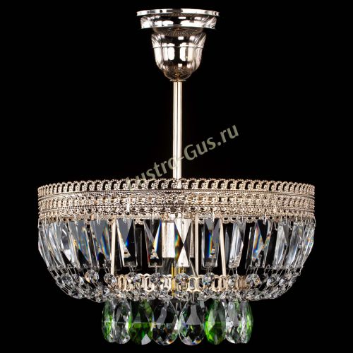 Люстра Астра Флоренция №1 мини зеленая в Пензе Гусь Хрустальный