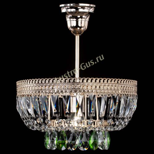 Люстра Астра Флоренция №1 мини зеленая в Пензе Гусь Хрустальный