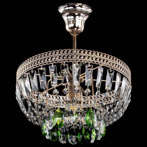 Люстра Астра Флоренция №1 мини зеленая в Пензе Гусь Хрустальный