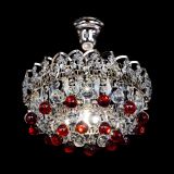 Люстра Астра шар красная 1 лампа в Пензе