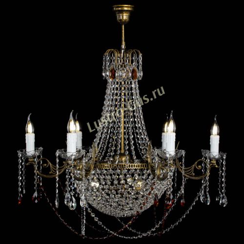 Люстра Елизавета малая №9 под бронзу Чайная в Пензе Гусь Хрустальный