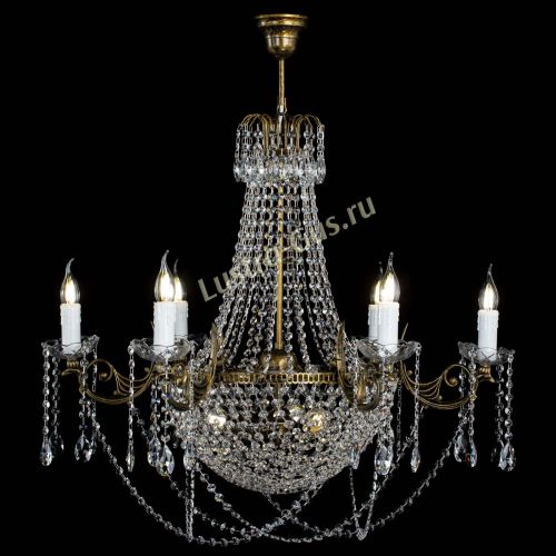 Люстра Елизавета малая №9 под бронзу в Пензе Гусь Хрустальный