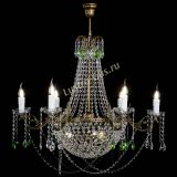 Люстра Елизавета малая №9 под бронзу Зеленая в Пензе