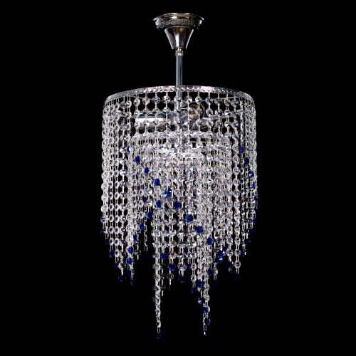 Люстра Валенсия классика №8 синяя в Пензе Гусь Хрустальный