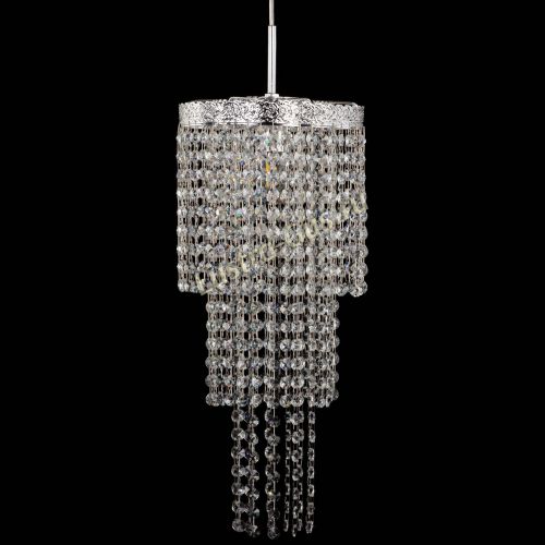 Люстра Милан №1 каскад на тросе в Пензе Гусь Хрустальный