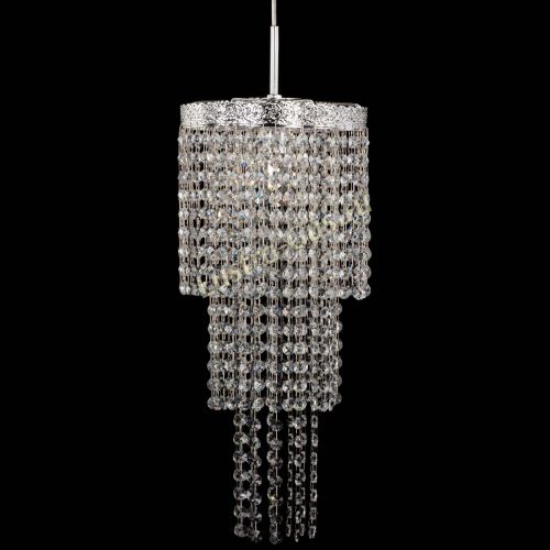 Люстра Милан №1 каскад на тросе в Пензе Гусь Хрустальный