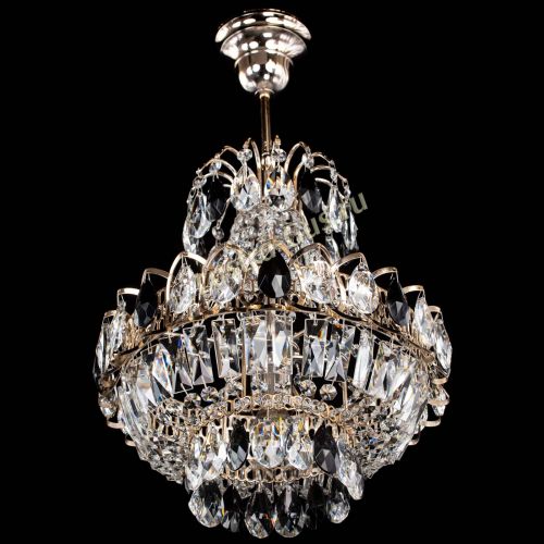 Люстра Ника 1 лампа черная в Пензе Гусь Хрустальный