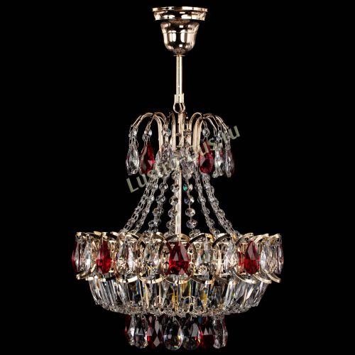 Люстра Ника 1 лампа красная в Пензе Гусь Хрустальный