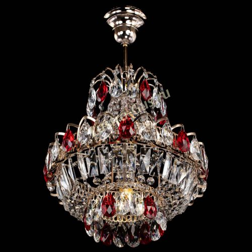 Люстра Ника 1 лампа красная в Пензе Гусь Хрустальный