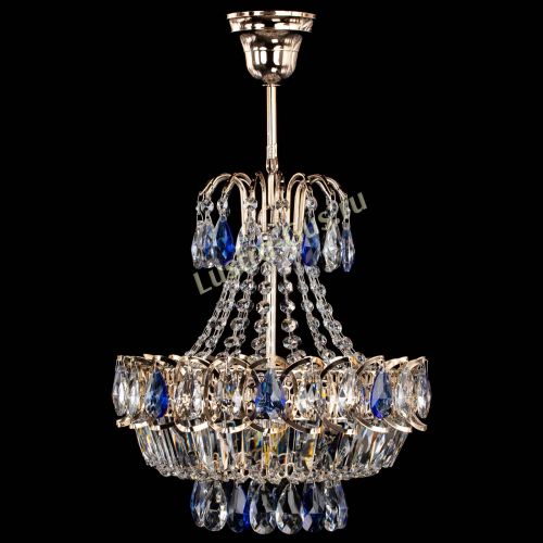 Люстра Ника 1 лампа синяя в Пензе Гусь Хрустальный