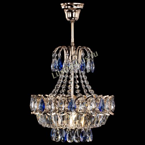 Люстра Ника 1 лампа синяя в Пензе Гусь Хрустальный