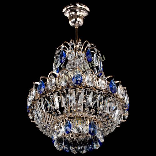 Люстра Ника 1 лампа синяя в Пензе Гусь Хрустальный