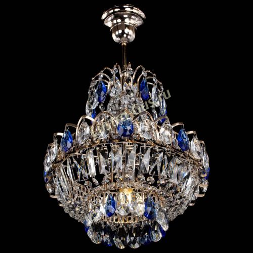 Люстра Ника 1 лампа синяя в Пензе Гусь Хрустальный