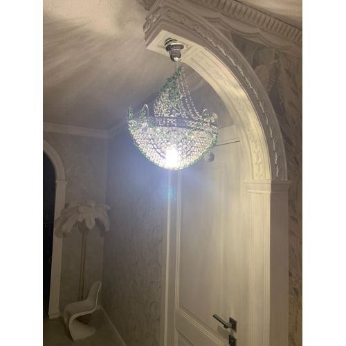 Люстра Парусник №1 зеленый в Пензе Гусь Хрустальный