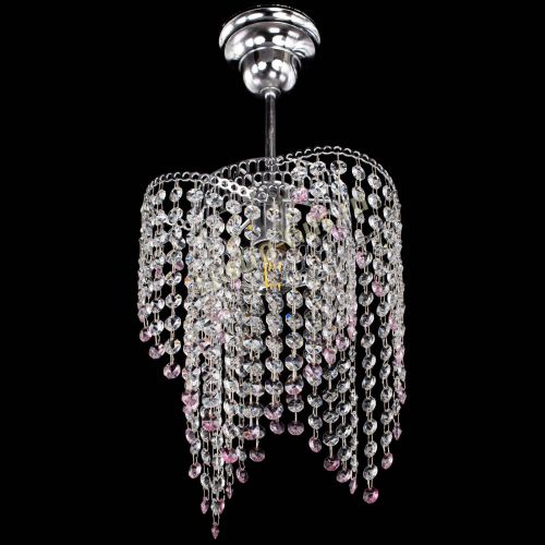 Люстра Вектор №5 розовая в Пензе Гусь Хрустальный