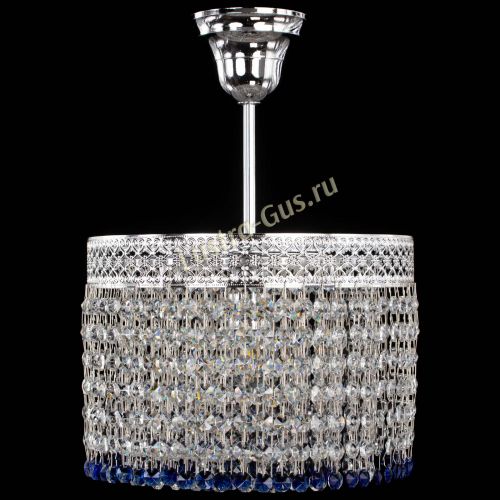 Люстра Венеция Капель №1 с подвесом Синяя в Пензе Гусь Хрустальный