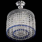Люстра Венеция Капель №1 с подвесом Синяя в Пензе