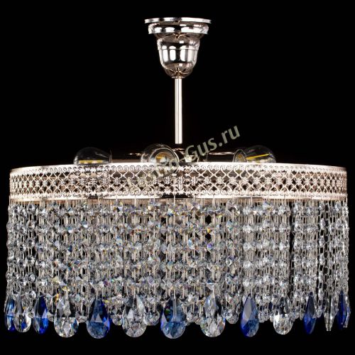 Люстра Венеция Капель журавлик синяя в Пензе Гусь Хрустальный