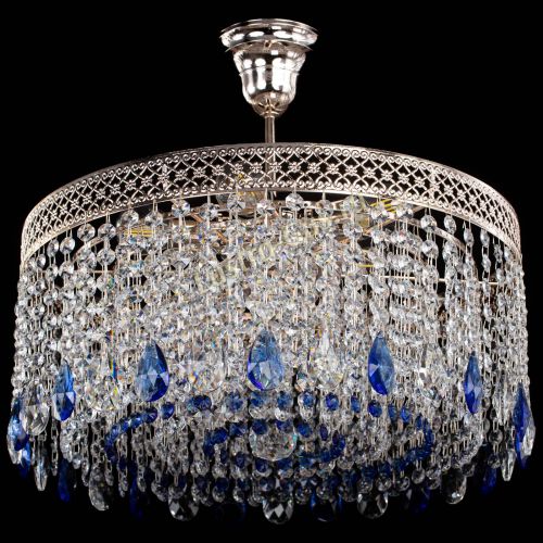 Люстра Венеция Капель журавлик синяя в Пензе Гусь Хрустальный