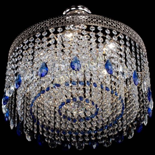 Люстра Венеция Капель журавлик синяя в Пензе Гусь Хрустальный