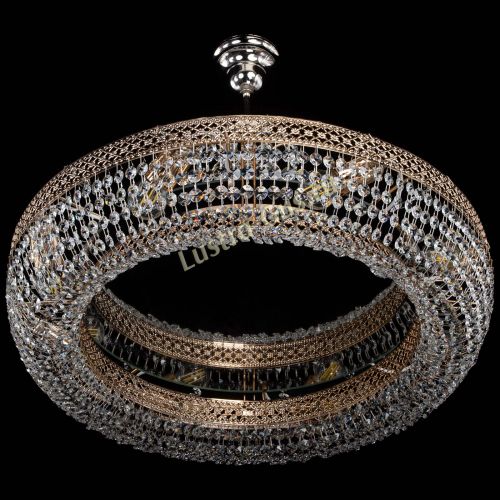 Люстра Венеция Кольцо с подвесом в Пензе Гусь Хрустальный