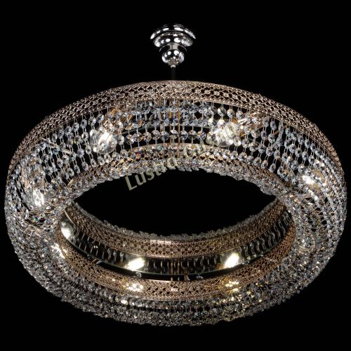 Люстра Венеция Кольцо с подвесом в Пензе Гусь Хрустальный