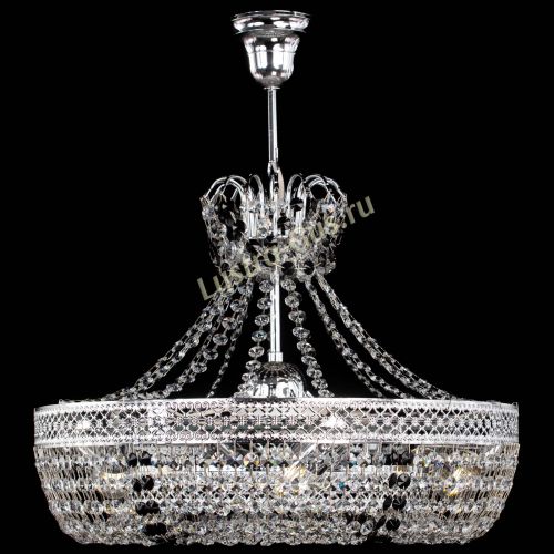 Люстра Венеция Кольцо с подвесом Черная в Пензе Гусь Хрустальный