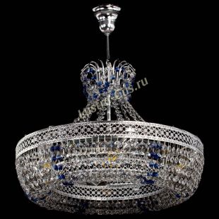  Люстра Венеция Кольцо с подвесом Синяя