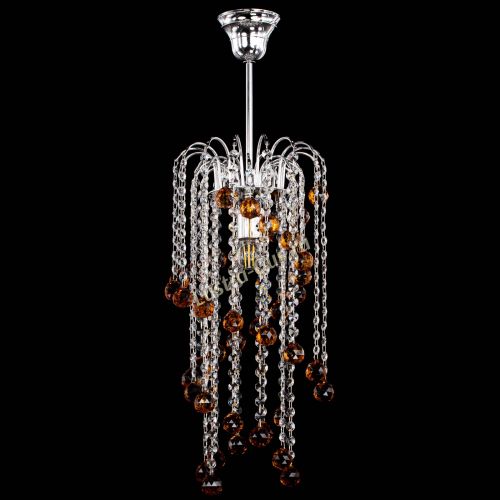 Люстра Зима каскад шар 30 чайная в Пензе Гусь Хрустальный