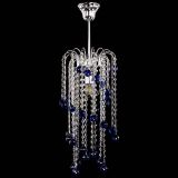 Люстра Зима каскад шар 30 синяя в Пензе