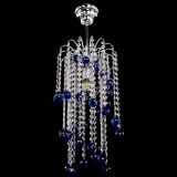 Люстра Зима каскад шар 30 синяя в Пензе