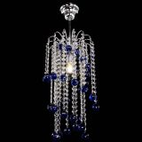 Люстра Зима каскад шар 30 синяя в Пензе