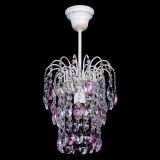 Люстра Зима журавлик розовая (белая патина) в Пензе