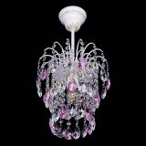 Люстра Зима журавлик розовая (белая патина) в Пензе