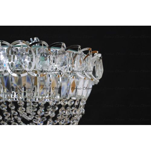 Люстра Катерина Водоворот 1 лампа в Пензе Гусь Хрустальный