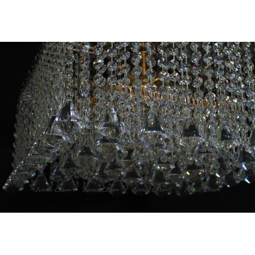 Люстра Квадрат гамма конус 40 мм длинная в Пензе Гусь Хрустальный