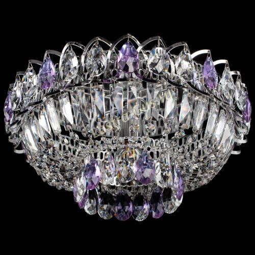 Люстра Астра Бутон №1 фиолетовая в Пензе Гусь Хрустальный