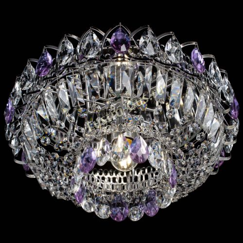 Люстра Астра Бутон №1 фиолетовая в Пензе Гусь Хрустальный