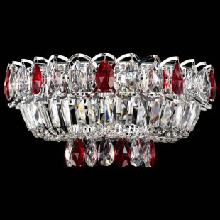 Люстра потолочная Астра Бутон №1 красная