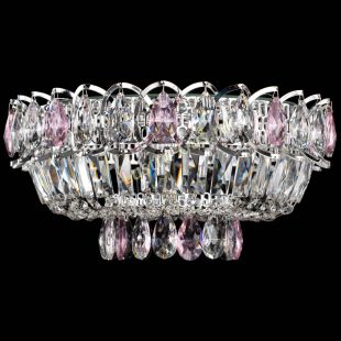 Люстра потолочная Астра Бутон №1 розовая