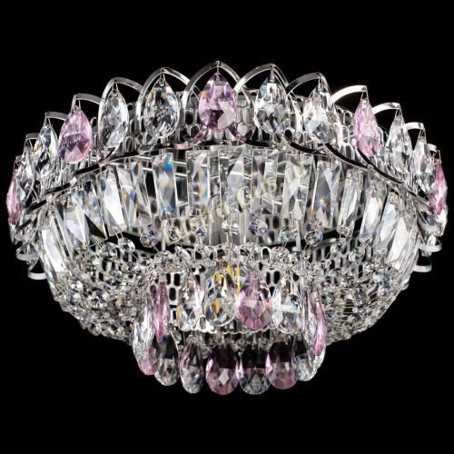 Люстра Астра Бутон №1 розовая в Пензе Гусь Хрустальный