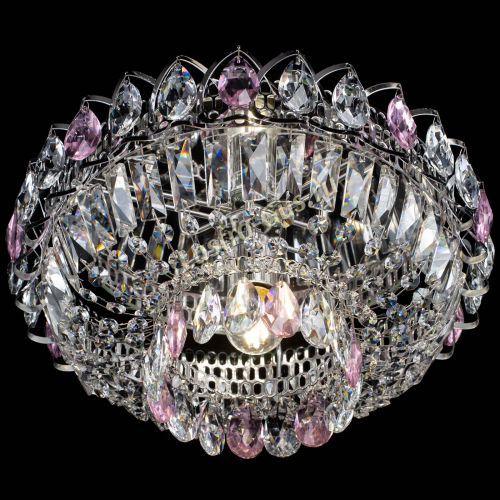 Люстра Астра Бутон №1 розовая в Пензе Гусь Хрустальный