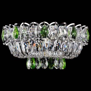 Люстра потолочная Астра Бутон №1 зеленая